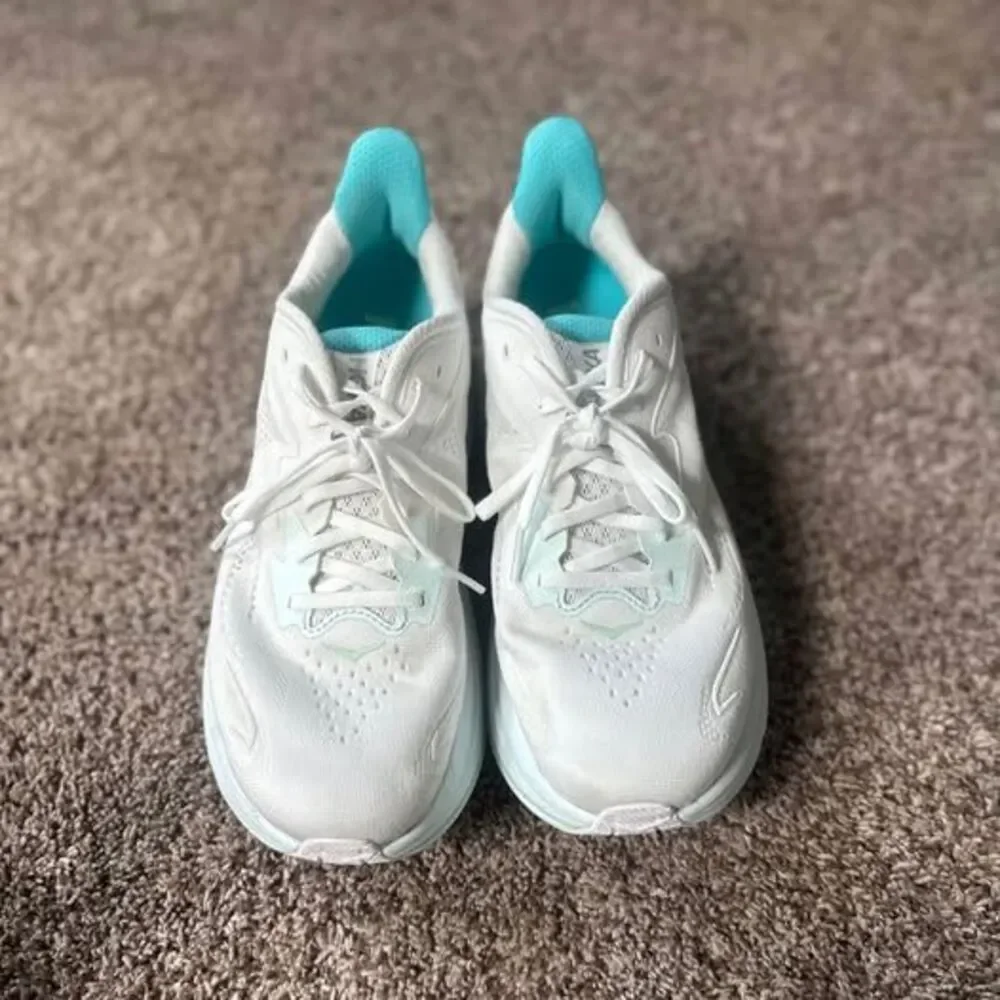 Hoka Clifton 10 running shoes blue